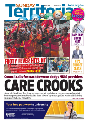 Cover of Sunday Territorian