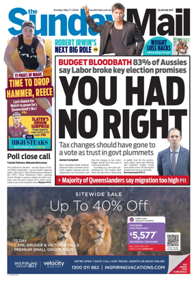 Cover of The Courier-Mail