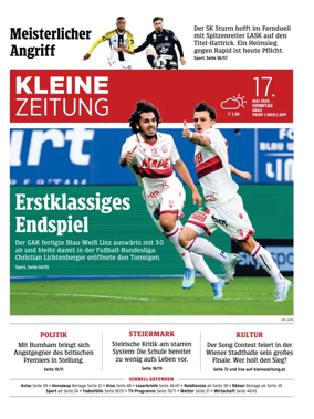 Cover of Kleine Zeitung Steiermark