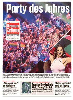 Cover of Kronen Zeitung