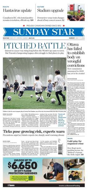 Cover of Toronto Star