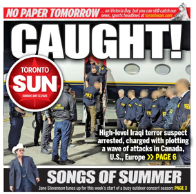 Cover of Toronto Sun