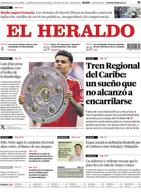 Cover of El Heraldo (Colombia)