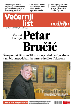 Cover of Vecernji list - Zagreb