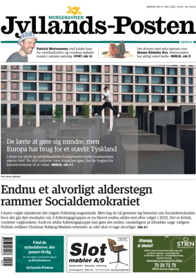 Cover of Jyllands-Posten Sondag