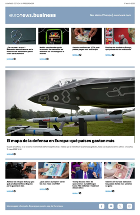 Cover of Euronews Business (Spanish) Compiled Edition