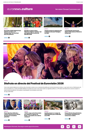 Cover of Euronews Culture and Sport (Spanish) Compiled Edition