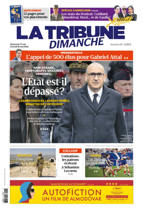Cover of La Tribune Dimanche (France)