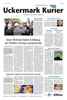 Cover of Prenzlauer Zeitung