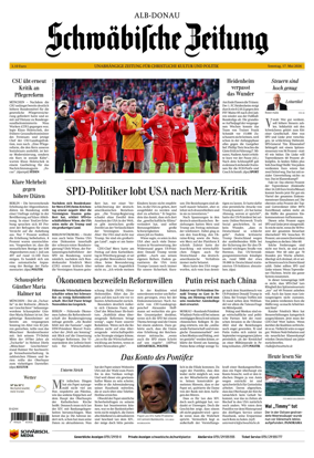 Cover of Schwabische Zeitung (Alb-Donau)