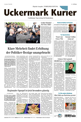 Cover of Templiner Zeitung