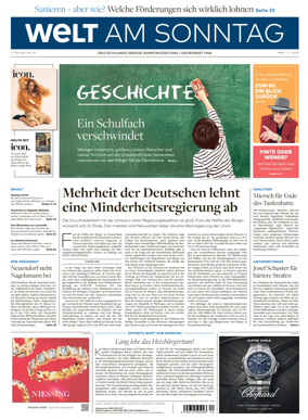 Cover of Welt am Sonntag