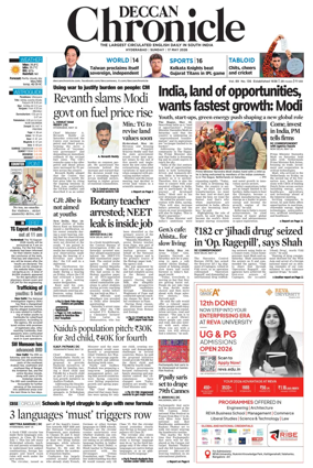 Cover of Deccan Chronicle