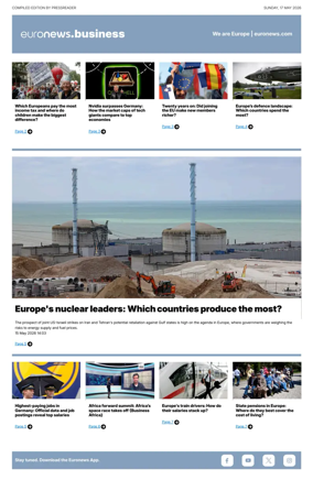 Cover of Euronews Business