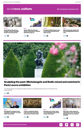 Cover of Euronews Culture and Sport Compiled Edition