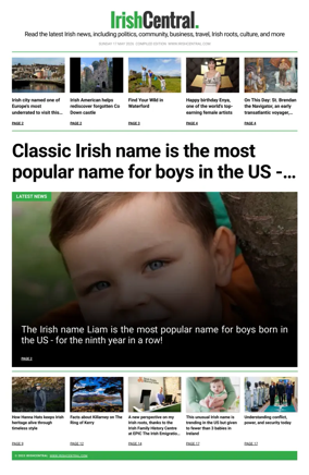 Cover of Irish Central