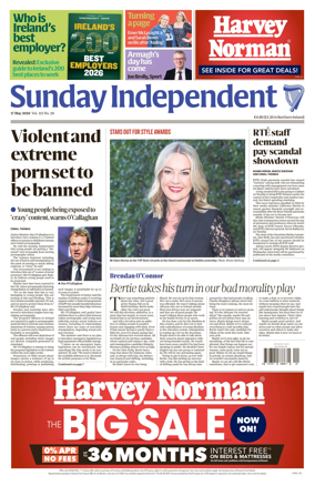 Cover of Sunday Independent (Ireland)