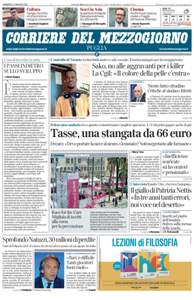 Cover of Corriere del Mezzogiorno (Puglia)
