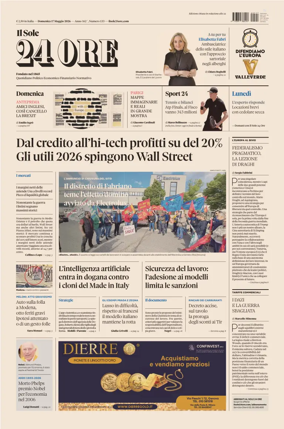 Cover of Il Sole 24 Ore
