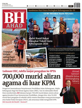 Cover of Berita Harian