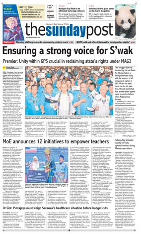 Cover of The Borneo Post (Sarawak)