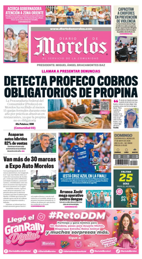 Cover of Diario de Morelos