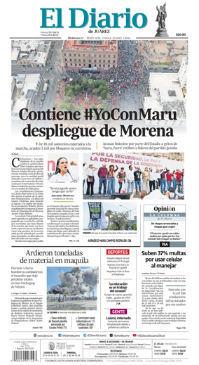 Cover of El Diario de Juarez