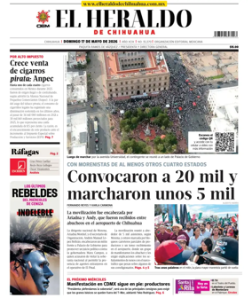 Cover of El Heraldo de Chihuahua