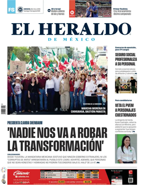 Cover of El Heraldo de Mexico