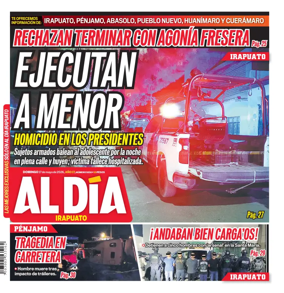 Cover of Periodico Al Dia (Irapuato)