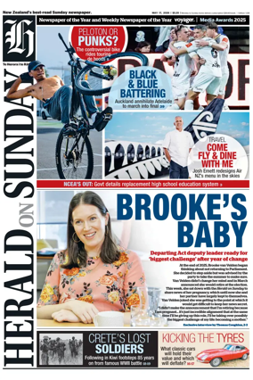 Cover of Herald on Sunday