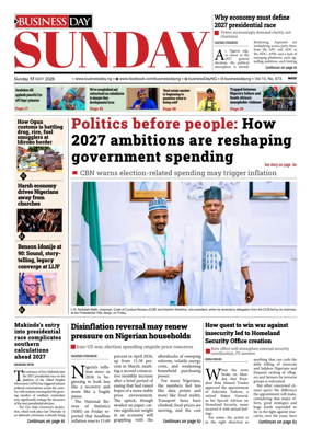 Cover of Business Day (Nigeria)
