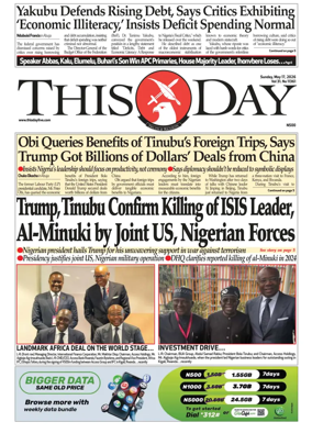 Cover of THISDAY