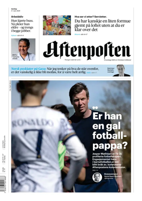 Cover of Aftenposten