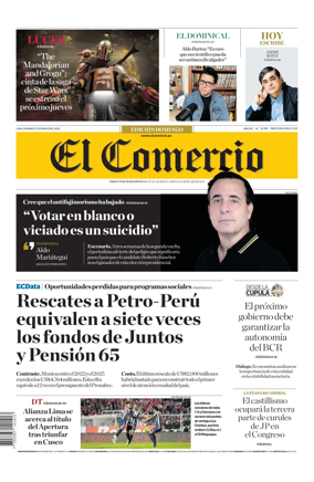Cover of Diario El Comercio