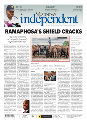 Cover of The Sunday Independent