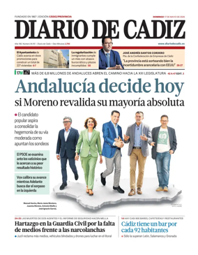 Cover of Diario de Cadiz