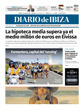 Cover of Diario de Ibiza