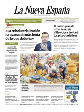 Cover of La Nueva Espana (Occidente)