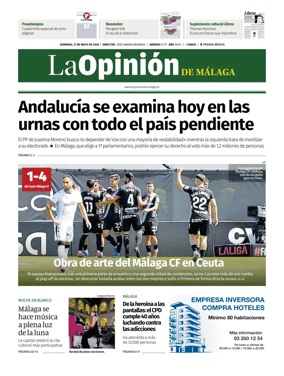 Cover of La Opinion de Malaga