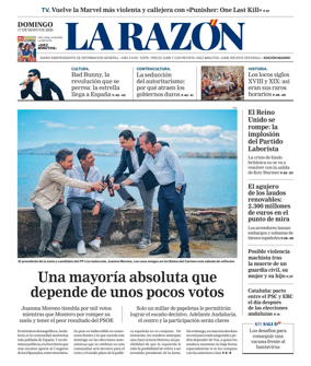 Cover of La Razon (Madrid)