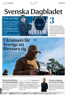 Cover of Svenska Dagbladet