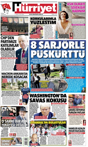 Cover of Hurriyet