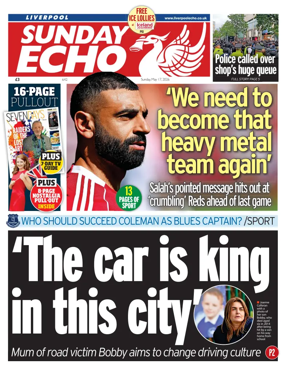 Cover of Liverpool Echo