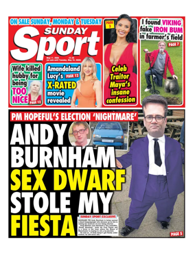 Cover of Sunday Sport