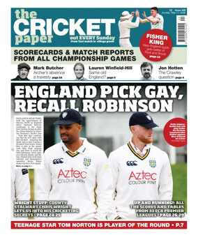 Cover of The Cricket Paper