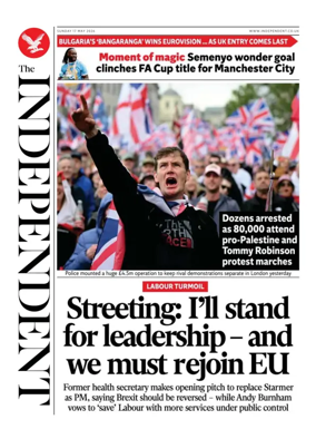Cover of The Independent