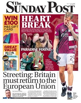 Cover of The Sunday Post (Central Edition)