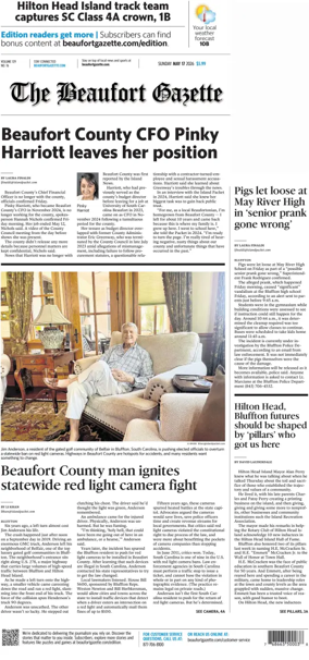 Cover of Beaufort Gazette (Sunday)
