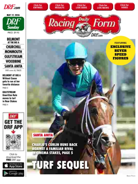 Cover of Daily Racing Form National Digital Edition